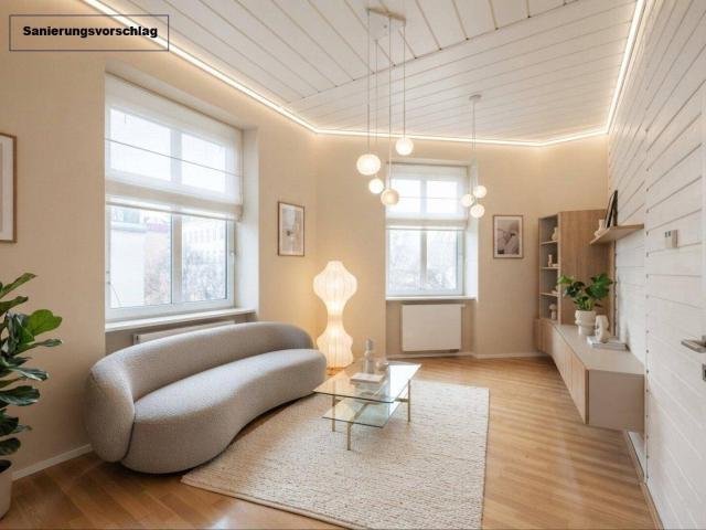 NEU+ Altbau mit Charme & Sanierungspotenzial – 2 Zimmer