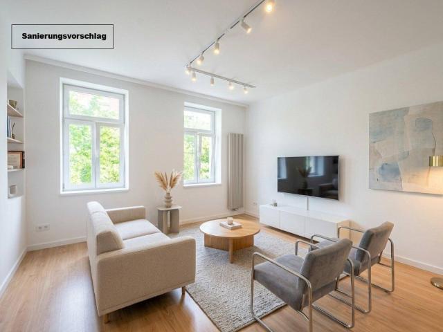 NEU+ Altbau mit Potenzial – sanierungsbedürftige 1 Zimmer Wohnung