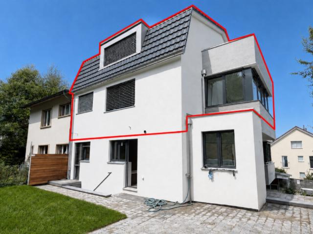 Neu ausgebaute 4.5 Zimmer Maisonettewohnung in Oberwil inklusive 1 PP