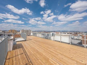 NEU+ außergewöhnliche 4 Zimmer Dachgeschosswohnung mit 360° Dachterrasse
