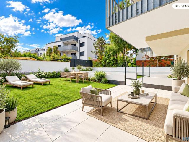 NEU * GARTENJUWEL IN SONNIGER RUHELAGE EXKLUSIVER 2 ZIMMER ERSTBEZUG MIT SÜDSEITIGEM EIGENGARTEN