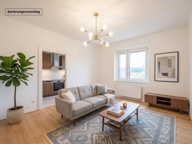 NEU+ Gestalten Sie Ihr neues Zuhause: Ruhige 2 Zimmer Altbauwohnung mit viel Potenzial
