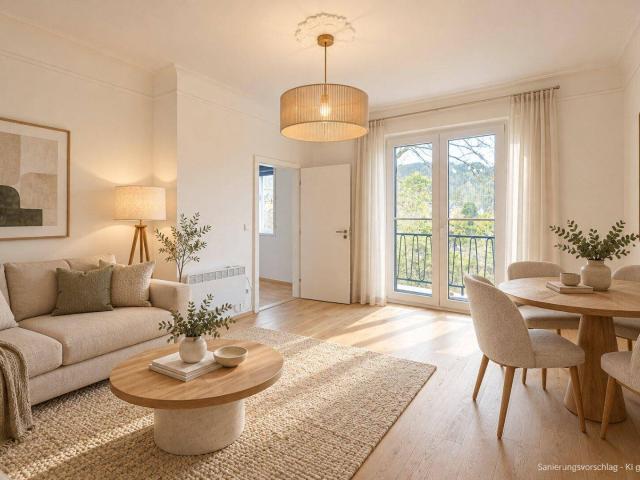 NEU+ Grünblick für jeden Tag! 2 Zimmer Wohnung mit Balkon – Haus mit Gartenanlage, ohne Lift