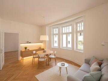 NEU+ Großartig ausgestattete 1 Zimmer Altbau Wohnung in toller Lage Erstbezug !