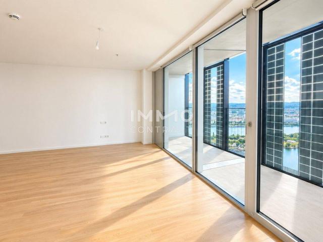 Neu: DC2 Tower direkt an der Donauinsel Erstbezug 32. Etage