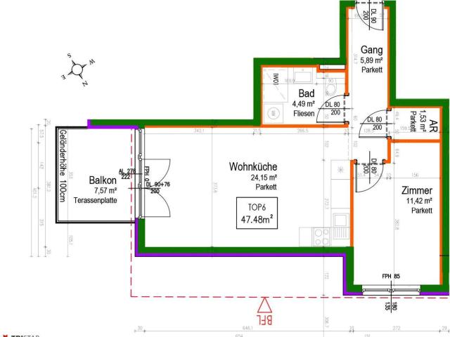 NEU! + Erstbezug + U2 Station „Aspernstraße“ + 2–3 Zimmer + Terrasse + 1220 Wien