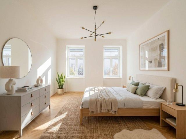 NEU+ fantastische generalsanierte 2 Zimmer Altbauwohnung hofseitig mit Balkon