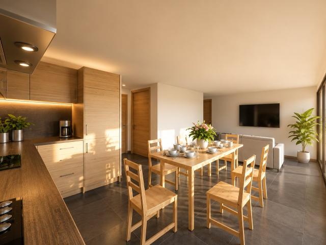 NEU – Im Projekt: Wohnung im Erdgeschoss mit 3 Schlafzimmern und Terrasse – Les Haudères