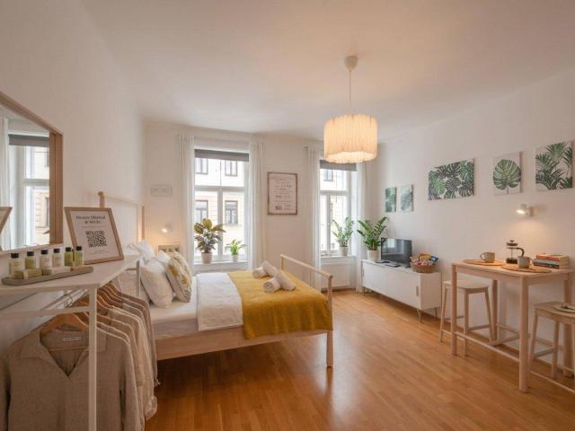 NEU+ Möblierte 1 Zimmer Altbauwohnung mit 30 m², Lift und Einbauküche nahe U Bahn