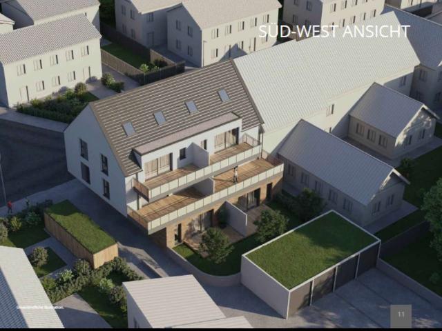 Neu: Moderne, barrierefreie 3 Zimmer Whg 92,5m² mit Terrasse & Gartenanteil in Calw Stammheim