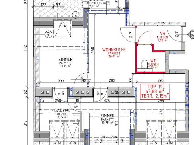 NEU! + NEUBAU + AUFSTOCKUNG + 1050 WIEN + ERSTBEZUG + HIMMELSRICHTUNG: SÜD WEST + BARRIEREFREI + 8 PERSONEN AUFZUG
