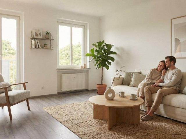 NEU SANIERT | 2 ZIMMER | ca. 55 m² WFL | FRANZÖSISCHER BALKON MIT PARKBLICK | BEZUGSFERTIG