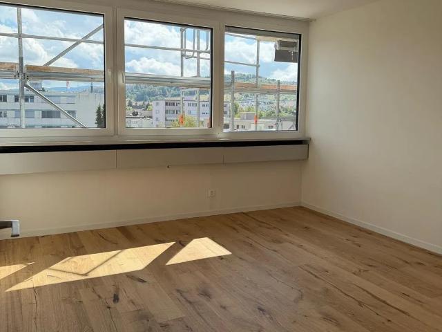 Neu sanierte 3.5 Zimmer Wohnung mit schöner Aussicht