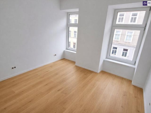 Neu sanierte 2 Zimmer Wohnung mit Loggia & effizienter Luftwärmepumpe in rundum revitalisiertem Altbauhaus in der Haberlgasse – jetzt besichtigen und begeistern lassen!