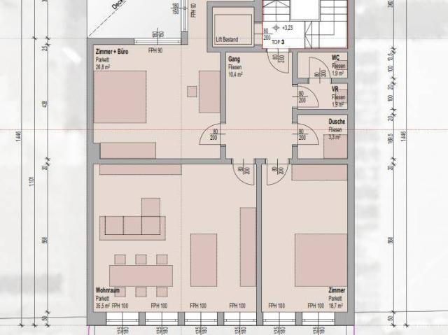 Neu sanierte, geräumige und barrierefreie Wohnung im 1. OG mitten in Bludenz