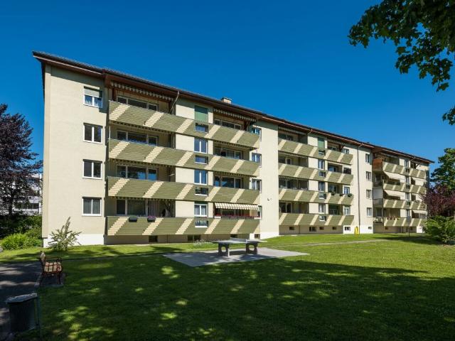 Neu sanierte helle 3.5 Zimmerwohnung in Winterthur Seen, funktionaler Grundriss mit 2 Balkonen