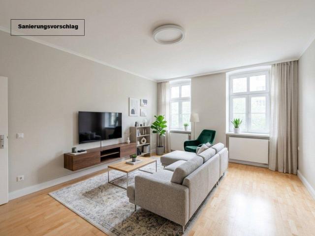 NEU+ Sanierungsbedürftige 3 Zimmer Altbau Wohnung im 3. Stock großes Umbau Potential