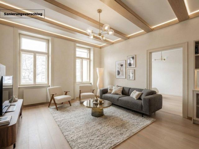 NEU+ Sanierungsbedürftige 3 Zimmer Altbauwohnung mit Gestaltungspotenzial nahe U Bahn