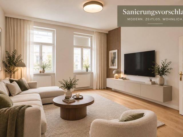 NEU+ Sanierungsbedürftige 2 Zimmer Altbauwohnung mit 7 m² Ostbalkon und Lift nahe Prater