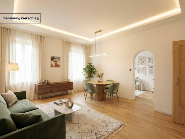 NEU+ Sanierungsbedürftige 2 Zimmer Altbauwohnung mit Einbauküche – 50 m² in Favoriten
