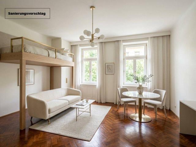 NEU+ Period Apartment with Potential – 1 Room Renovation Opportunity