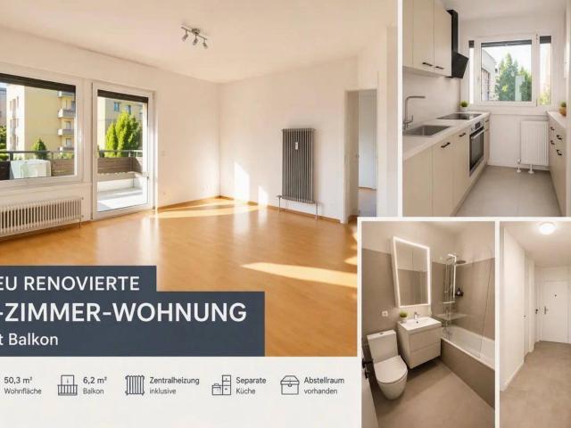 NEU RENOVIERT: 2 Zimmer Wohnung mit Balkon & Gaisbergblick in Salzburg Parsch