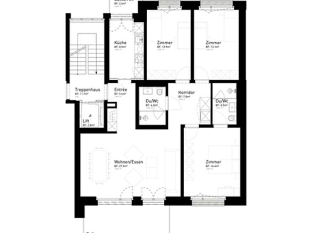 Neu renovierte 4.5 Zi Wohnung im Egghölzli Quartier