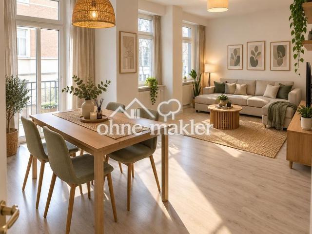 Neu renovierte 2 Zimmerwohnung mit Balkon zu vermieten