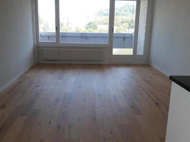 Neu renovierte 3,5 Zimmerwohnung an zentraler Lage mit wunderschöner Aussicht
