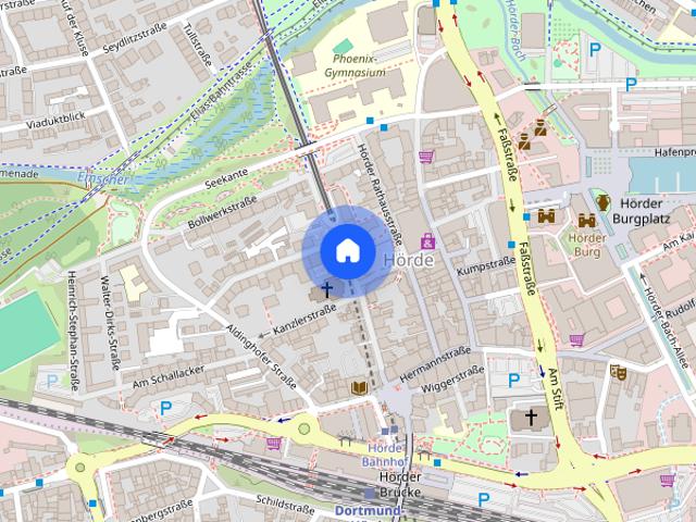 Neu renovierte Dachgeschoss Wohnung mit Süd Balkon Nähe Phönix See!