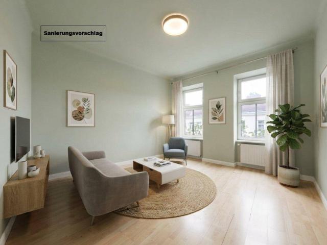 NEU+ Renovierungsbedürftige 1 Zimmer Altbauwohnung – 31 m² in der Quellenstraße