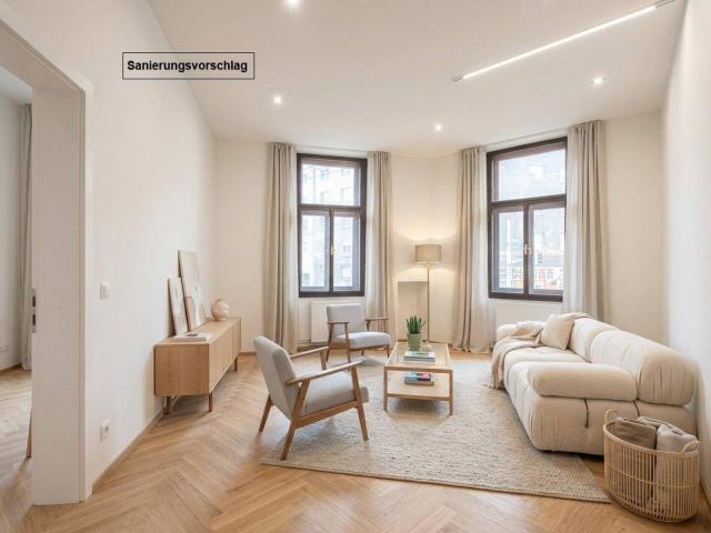 NEU+ Renovierungsbedürftige 2 Zimmer Altbauwohnung mit 46 m² in 1200 Wien