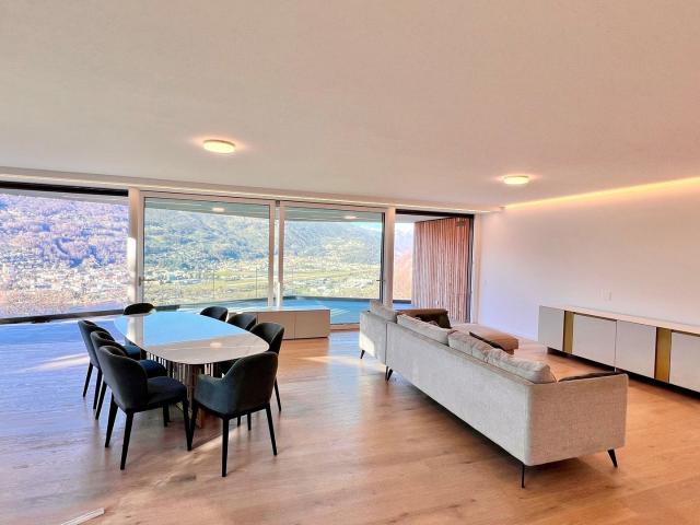 NEU TERASSE WOHNUNG IN ZWEITWOHNSITZ MIT SEEBLICK IN MONTAGNOLA Collina d'Oro, Schweiz