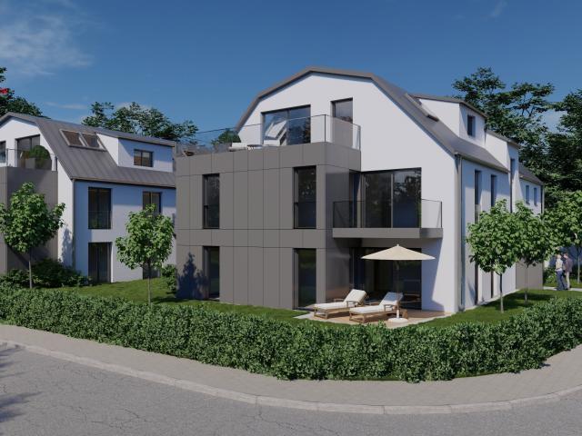 Neubautraum in Waldtrudering! 1 Zimmer Apartment KfW 40+QNG in absolut ruhiger Lage