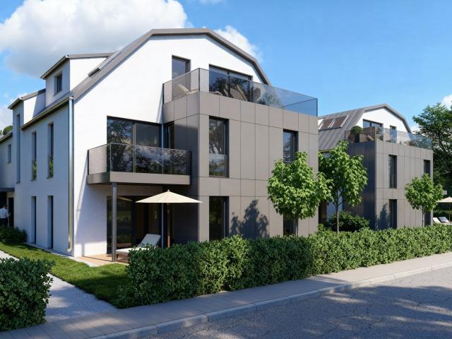 Neubautraum in Waldtrudering! 4 Zimmer Gartenwohnung KfW 40+QNG in absolut ruhiger Lage