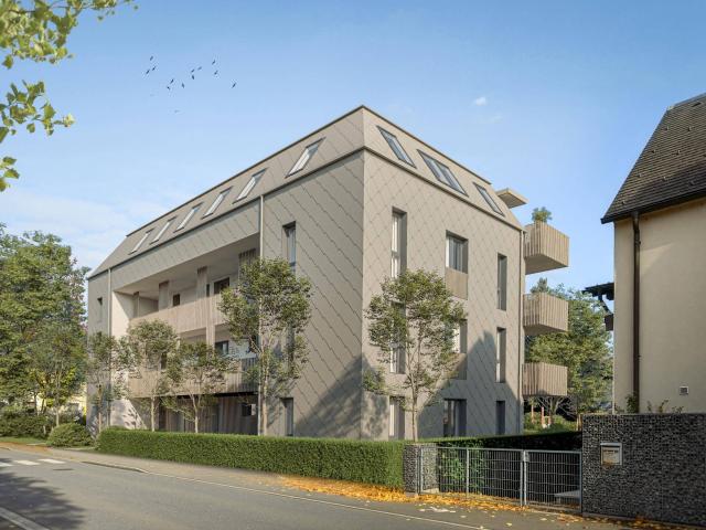 Neubauwohnung mit zwei Schlafzimmern und Balkon
