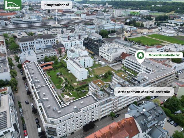 Hofseitige 2 Zimmer Wohnung nahe Bahnhof