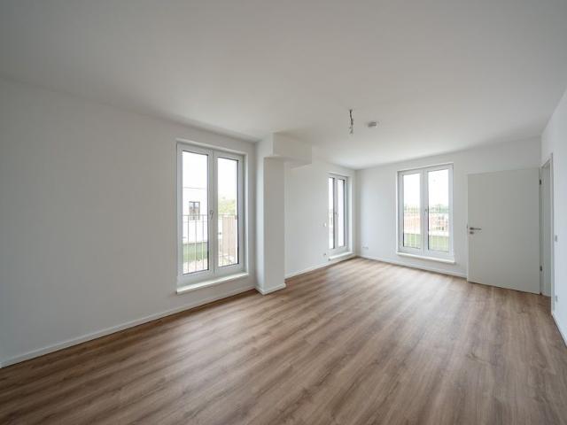 Neubauwohnung an der Waterkant mit Terrasse und Fußbodenheizung im Erstbezug