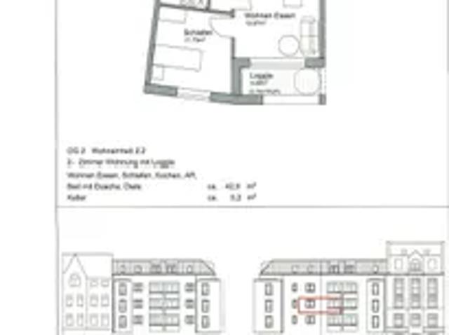 Neubauwohnung barrierefrei mit Fahrstuhl im Zentrum
