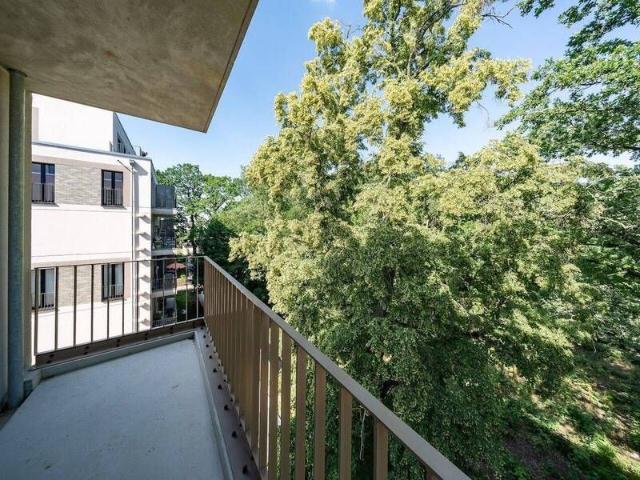 Neubauwohnung im Erstbezug mit zwei Bädern und Blick in den zukünftigen Park
