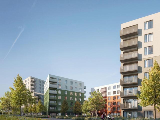 Neubauwohnung im Grünen mit Niedrigen Energiekosten