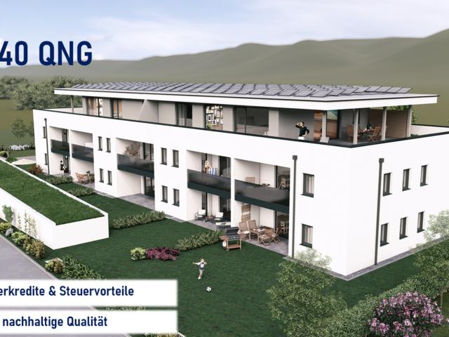 Neubauwohnung im KfW 40 QNG Standard WHG 07 76qm