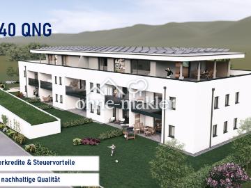 Neubauwohnung im KfW 40 QNG Standard WHG 01 97qm