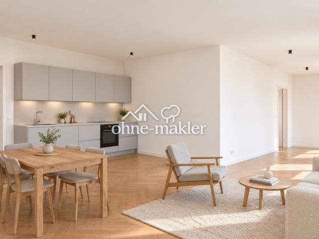 Neubau: 3 Zi 90 m², EBK, Balkon, von privat