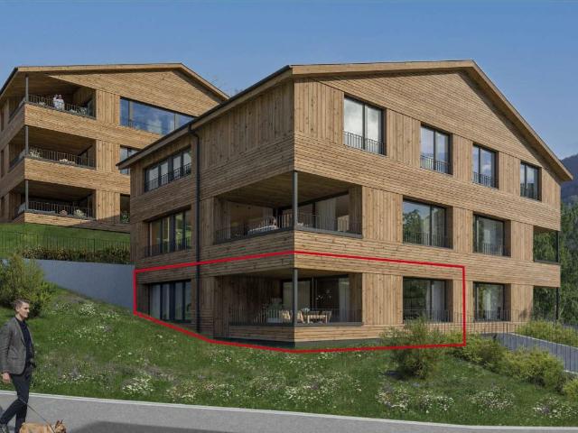 NEUBAU 3½ Zimmer Neubauwohnung mit Garten im Projekt PRADA, Seewis