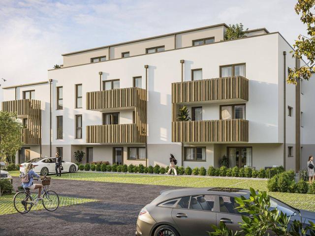 Neubau 3 Zimmer Wohnung mit Balkon