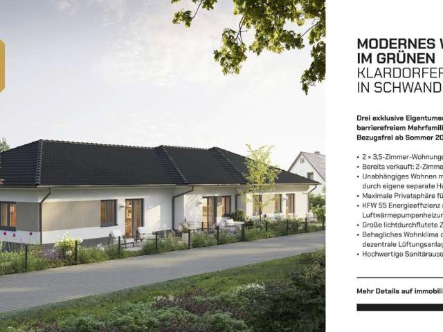 NEUBAU: 3 Zimmer Wohnung mit Garten