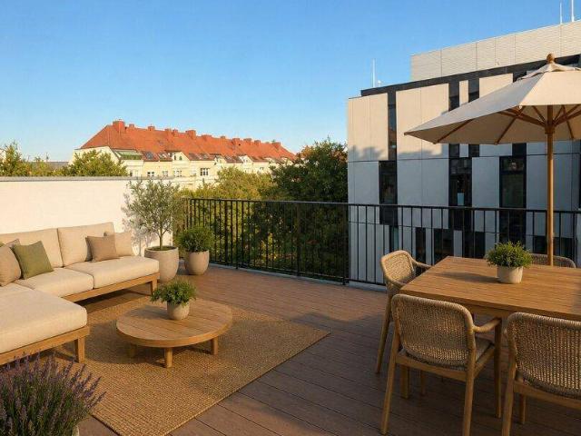Neubau 3 Zimmer Wohnung mit rund 39 m² Terrasse direkt an der Universität Stein