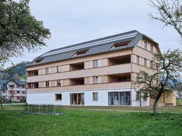 NEUBAU 3 Zimmer Wohnung mit Terrasse und traumhaftem Sonnenuntergang in Lingenau zum Kauf