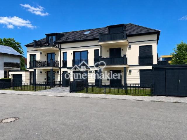 NEUBAU 2023 ☼ Einziehen nur mit Ihren Koffern ☼ möblierte 2 Zimmer Wohnung ☼ großem Garten ☼